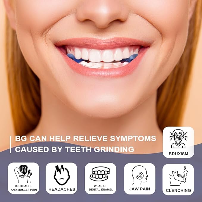 KOHEEL Mouth Guard for Teeth Grinding, Adjustable Dental Guard to Stop Bruxism, Night Guard, 2 Count (Thin)