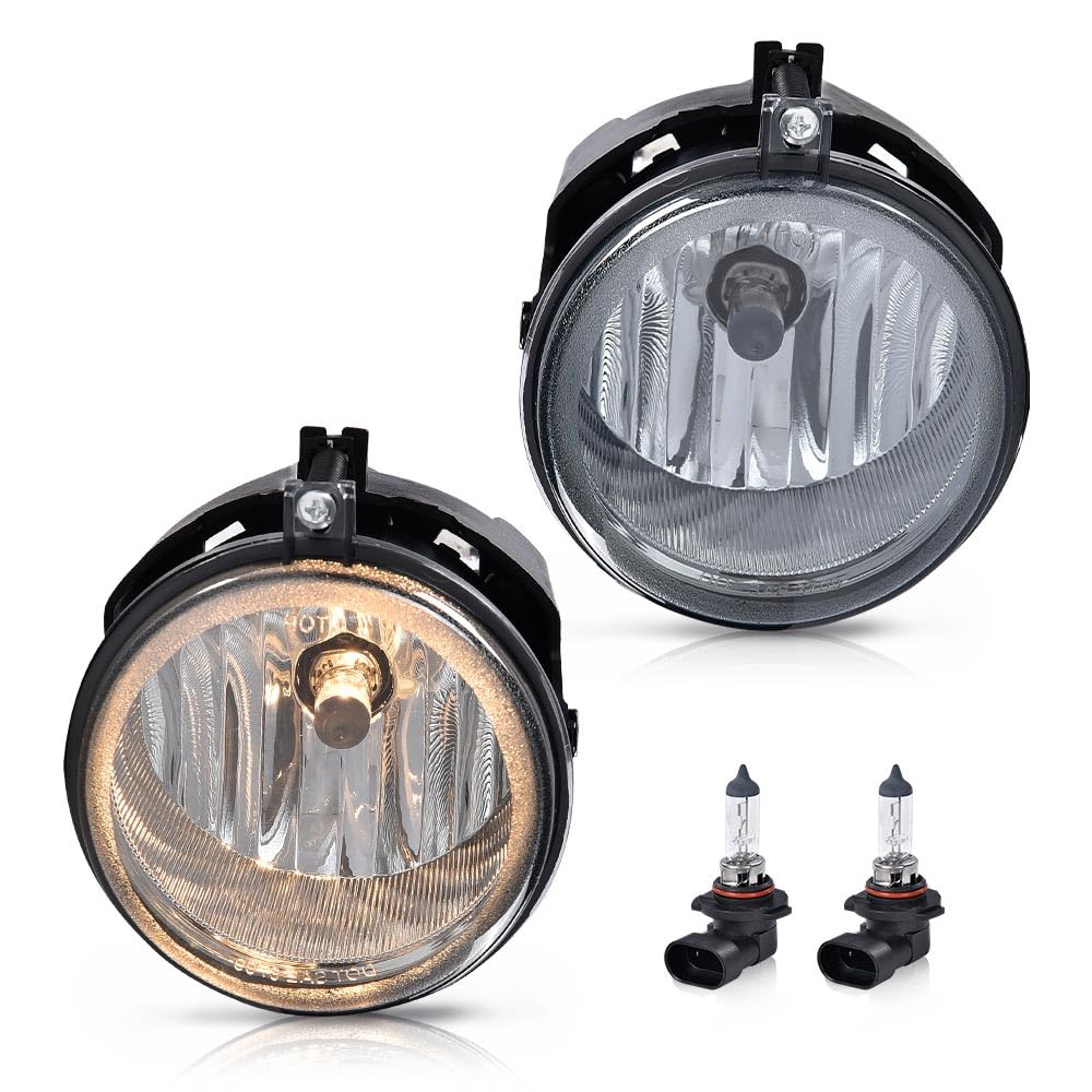 ALLGOOD Fog Lights w/Bulbs,Compatible with Dodge Nitro 2005-2008/Fit Challenger 2008-2010/Fit Caliber 2007-2009/Fit Charger 2006