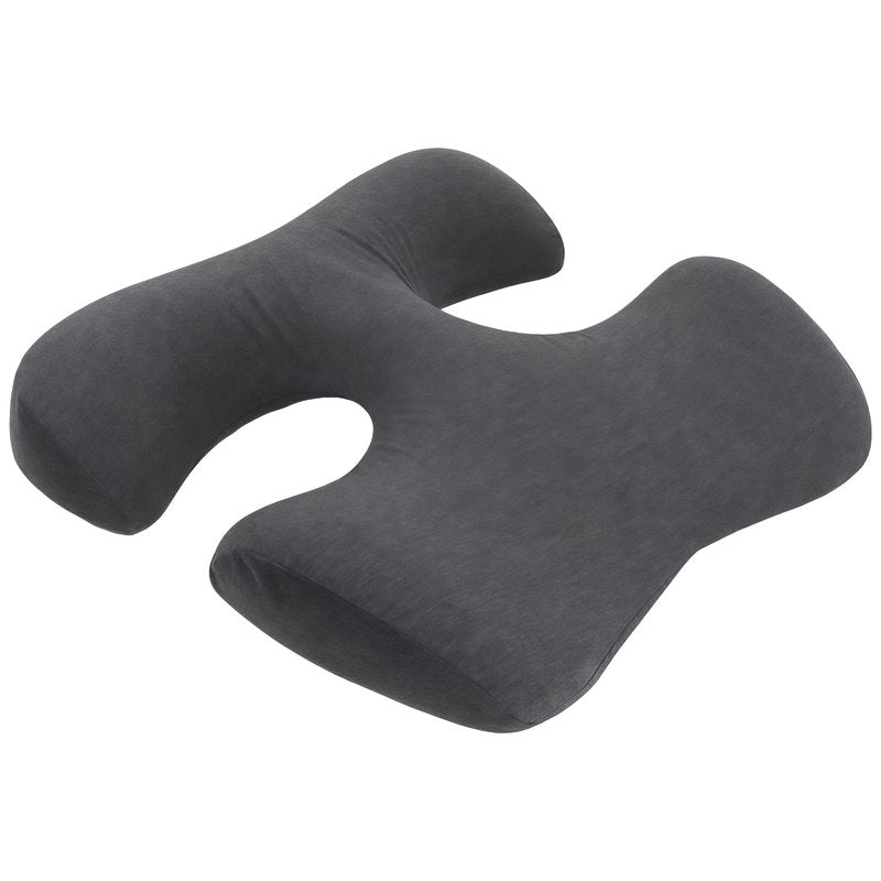 NIMBLOOM Breast Support Pillow, T-Shape Face-Down Pillow with Hollow Design, Memory Foam Filling, 17.7 x 16.9 x 3.1 in, Soft Polyester Cover & Bolster for Home & SPA Relaxation