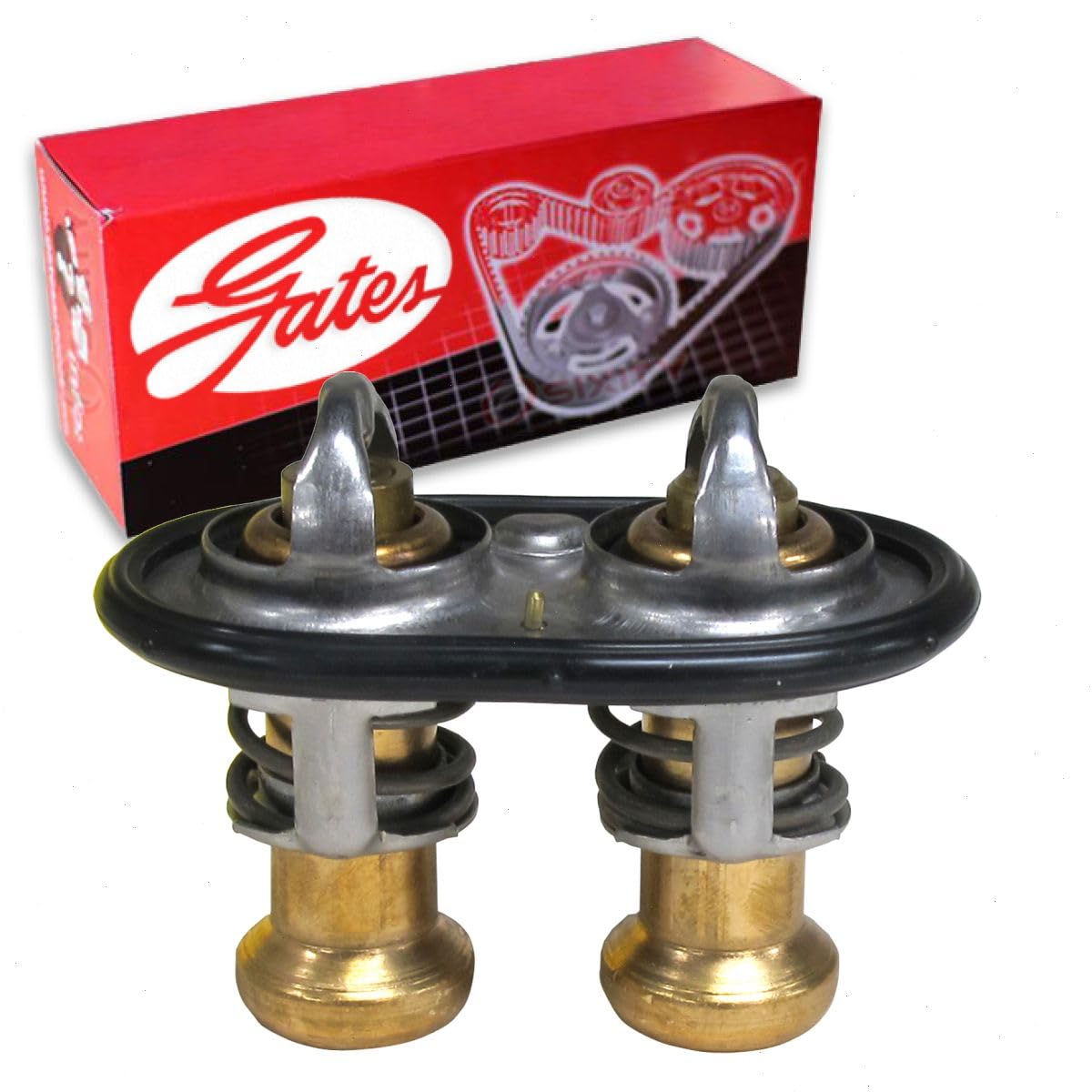 Gates Engine Coolant Thermostat compatible with Ford F-250 Super Duty 6.7L V8 2011-2019