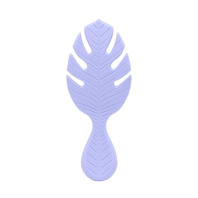 Wet Brush Go Green Mini Detangler, Purple - Detangling Travel Hair Brush - Ultra-Soft IntelliFlex Bristles Glide Through Tangles & Gently Loosens Knots While Minimizing Pain, Split Ends & Breakage