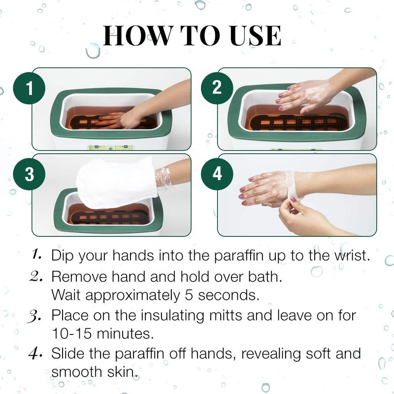 Clean + Easy Calm Lavender Paraffin Wax, Deeply Hydrating Moisturizing for Hand and Feet, Spa-Grade Treatment for Dry Skin, 475 ml