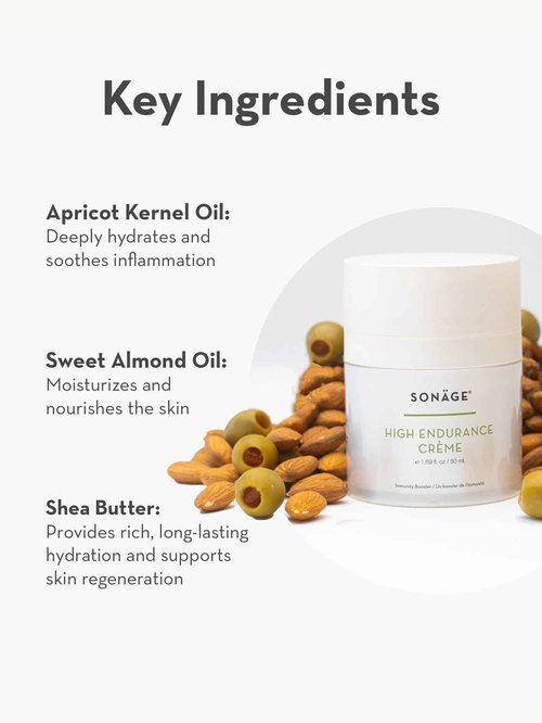 SONAGE High Endurance Cream: Anti-Aging Moisturizer | Firming Night Cream Soothes Redness