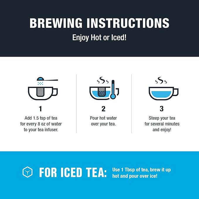 Tiesta Tea - Pumpkin Spice Rooibos Loose Leaf Tea, Premium Caffeine-Free Herbal Infusion, Reseable Pouch, Brew Hot or Iced, Makes up to 25 Cups, 2 Ounce