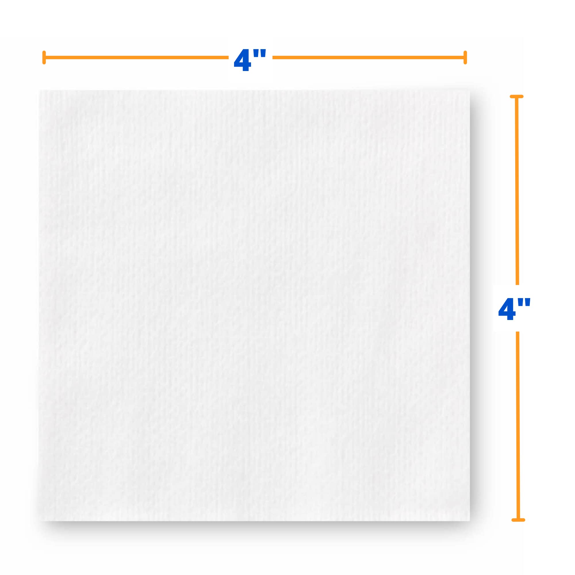 Medline Non-Woven Non-Sterile, Rayon/Poly Gauze Sponge, 4 x 4, 4-Ply (10 Packs of 200)