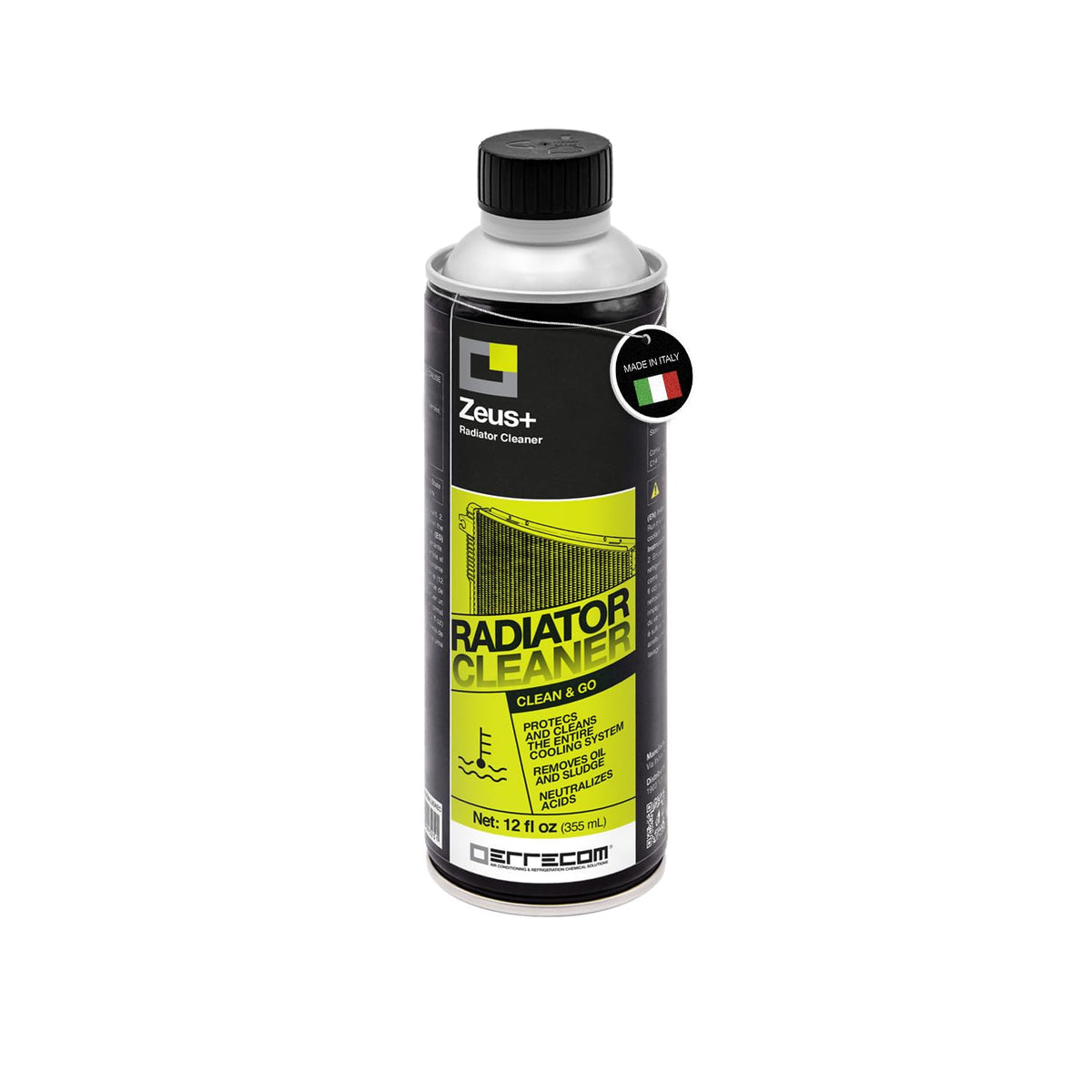 Errecom Zeus+, Cleaner For Radiators And Cooling Systems, 12 Fl Oz Bottle (350 Ml)