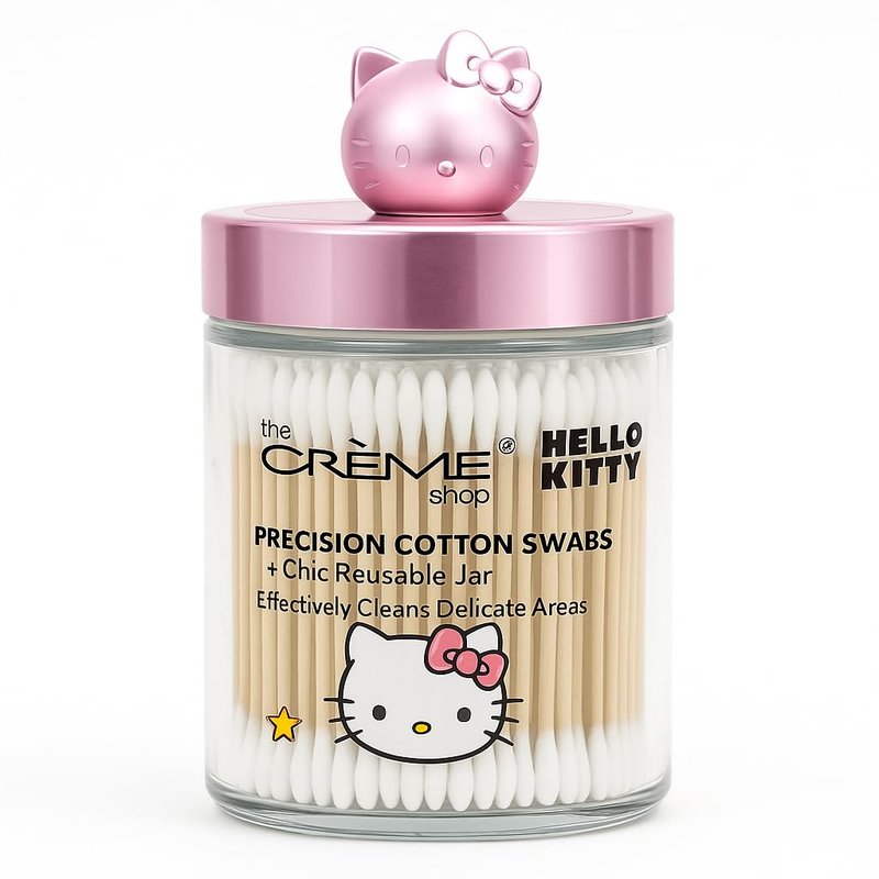 The Creme Shop Hello Kitty Cottons swabs & Cotton Pads Set of 2