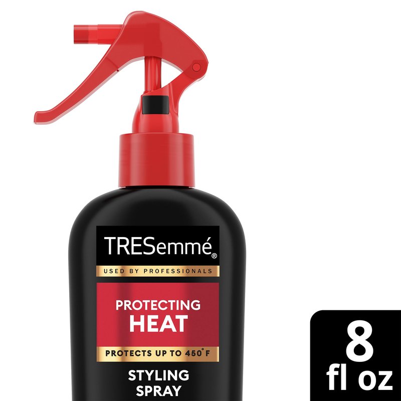 TRESemmé Protecting Heat Spray with Keratin, 3-Pack + Extra Hold Hairspray for Thermal Protection & Frizz Control