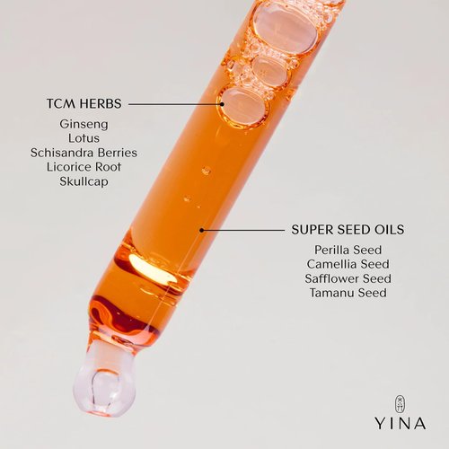 YINA - Clarify Botanical Serum With Ginseng + Lotus | Sustainable, Cruelty-Free, Clean Skincare (0.5 fl oz | 15 ml)