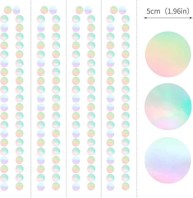 Iridescent-Disco Holographic-Euphoria Anniversary Party-Decoration Garland - 52ft Neon Mermaid Under The Sea Streamers,Wedding Birthday Bachelorette Baby Bridal Shower Engagement Lasting Surprise