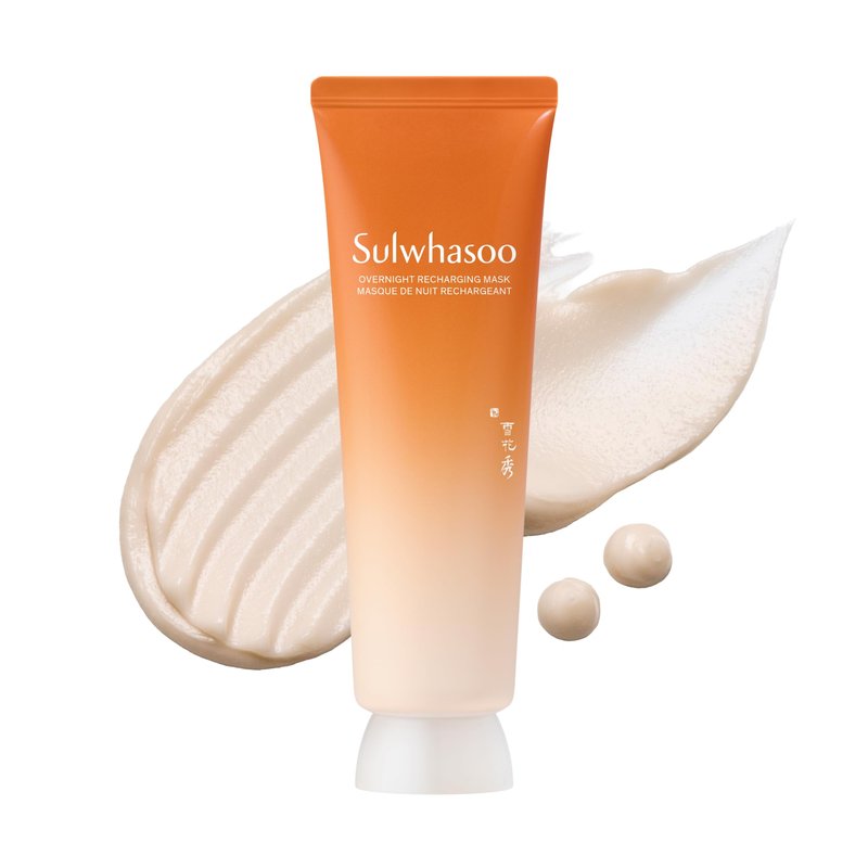 Sulwhasoo Overnight Recharging Sleeping Mask | Korean Hydrating Night Mask | With Ginseng & Squalane | Deep Moisture & Skin Barrier Repair for Dry & Dull Skin, 4.05 fl. oz.