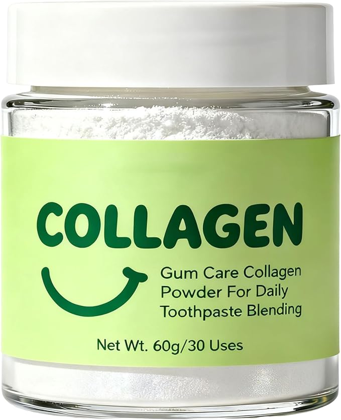 Collagen Smile Strengthening Collagen Powder – Daily Gumline Support for Healthy Gums & Teeth – Mineral-Infused Collagen Formula, 60 g (1)