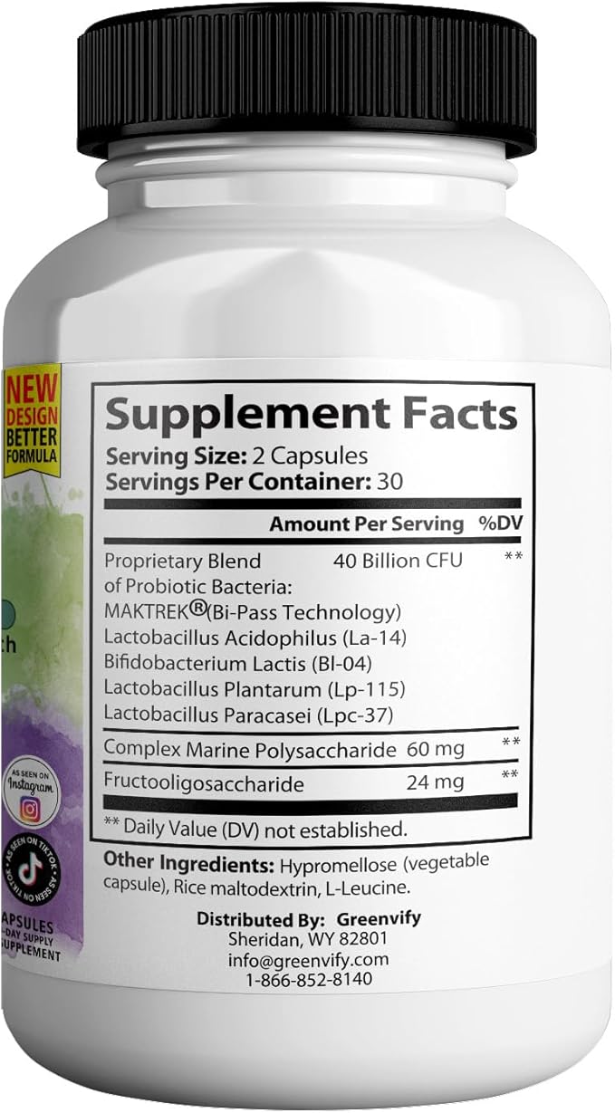 Ultra Healthy Teeth Max Probiotic Supplement, 40 Billion CFU, 60 Capsules, Advanced Oral Health Formula (2)