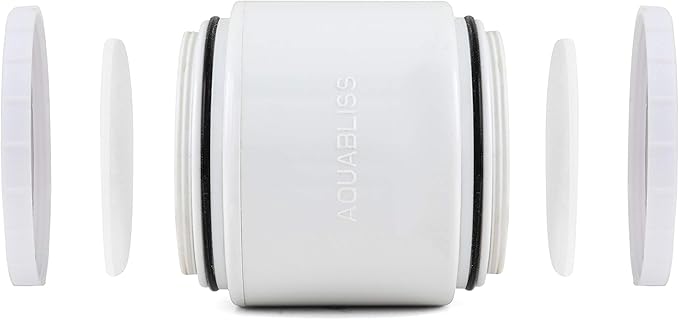 AquaBliss HD Multi Stage Shower Filter Replacement Cartridge for SF400 & SF500-48x Heavy Duty Detox Power. Kiss Itching, Breakage & Dullness Goodbye. Reduce Rust, Chlorine, Toxins. 1-Pack (SFC500)