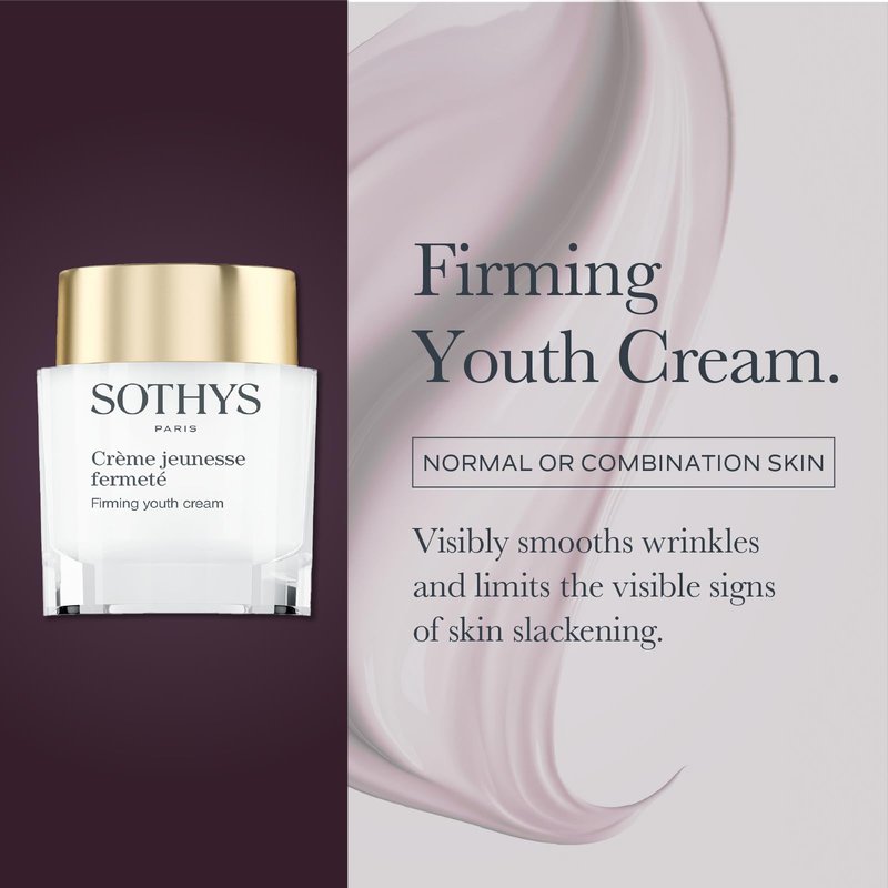 SOTHYS Firming Youth Cream | Anti-Aging Face Treatment for Fine Lines and Wrinkles | For Nomral to Dry Skin