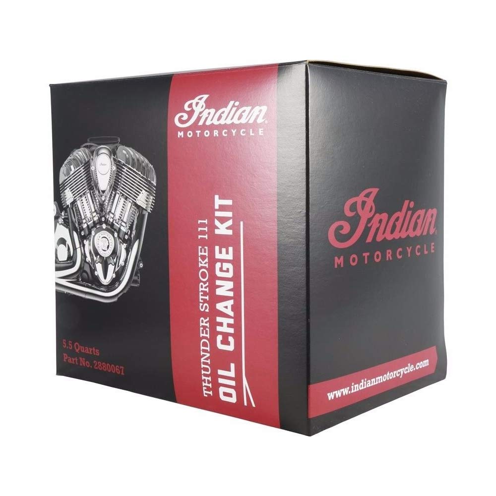 Indian Motorcycle New OEM Oil Change Kit, Thunder Stroke 111, 5.5 Quart, 2880067