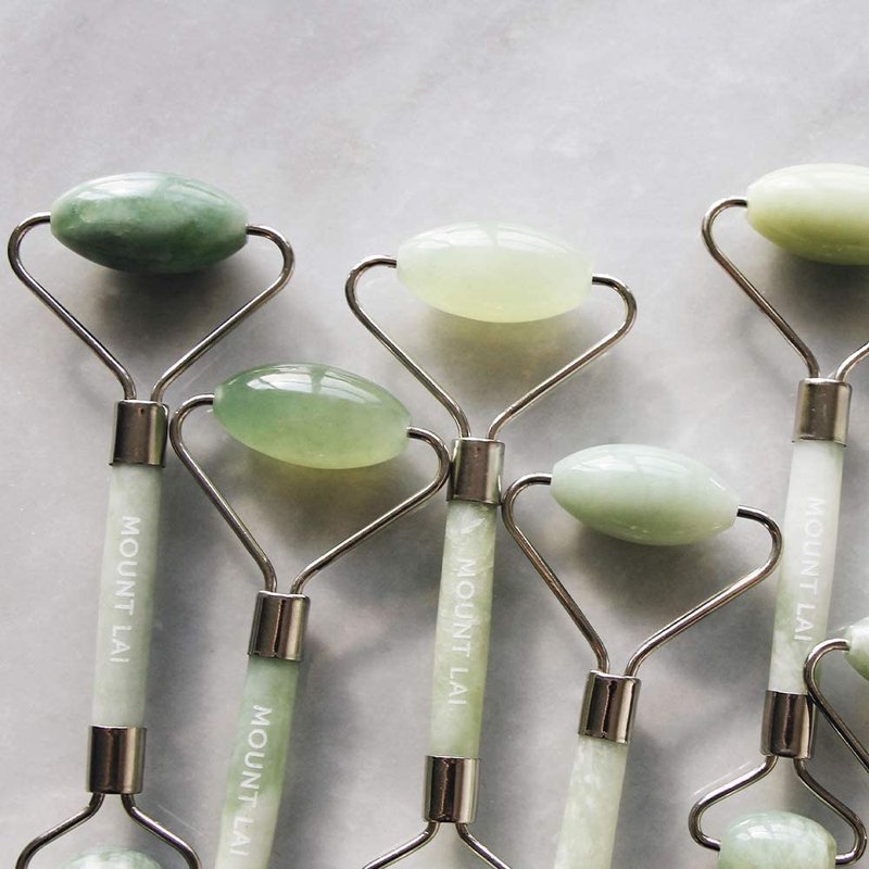 Mount Lai - The De-Puffing Jade Roller for Face | Jade Roller Massage Face Sculptor to De-Puff, Soothe, and Reveal Radiant Skin | Best Face Sculpting Tool for Women | Authentic Jade Facial Roller