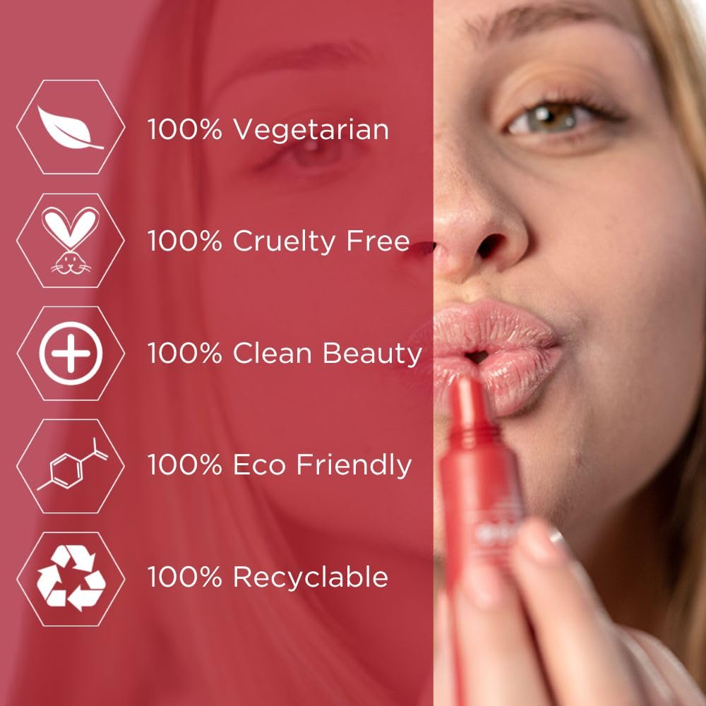 Hey Honey Skincare Bésame Mucho Shea Butter & Propolis Lip Balm | Intensive Hydration for Dry, Chapped Lips, Natural Moisturizing Lip Repair Treatment | 0.5 oz