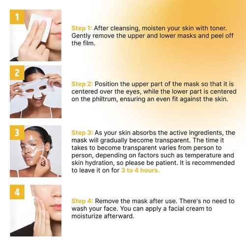 Bee & Beauty Bio Collagen Overnight Mask Pack Of 15 Korean Face Mask For Glass Skin Sheet Mask For Deep Hydration, Pore Minizmizing With Goodness Of Honey