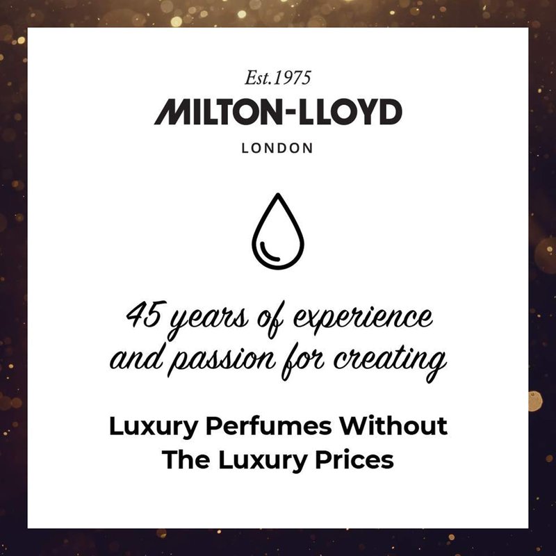 COLOUR ME Milton-Lloyd Black Homme - Eau de Parfum - Long Lasting Perfume for Men - Vanilla, Sandalwood Cologne for Men - Woody Men's Cologne - 3 oz.