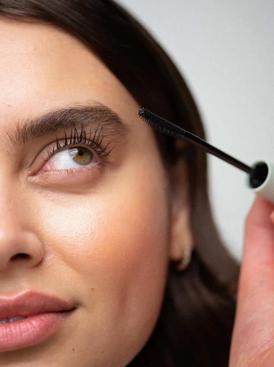 UKLASH Lengthening Mascara - Extra-Black Pigmented, Water-Resistant, Vegan-Friendly, Paraben-Free with a Double-Sided Silicone Wand - Smudge-Proof Curling & Defining Formula