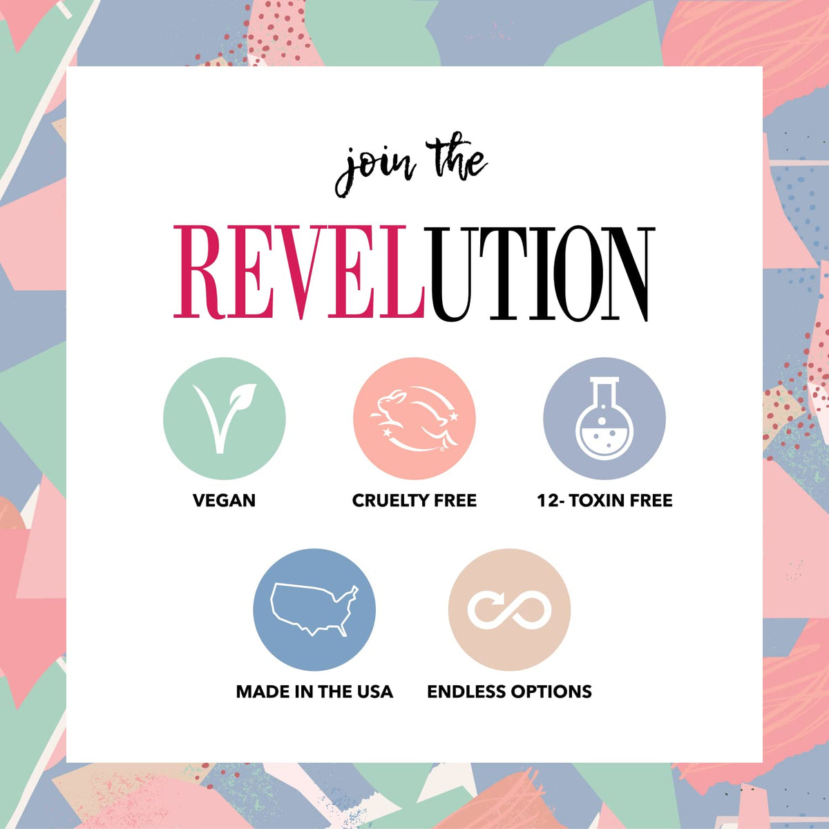 Revel Nail Starter Kit - 4 Color Manicure Set with Dip Nail Powder and Dip Powder Liquid Set - Pretty in Pink