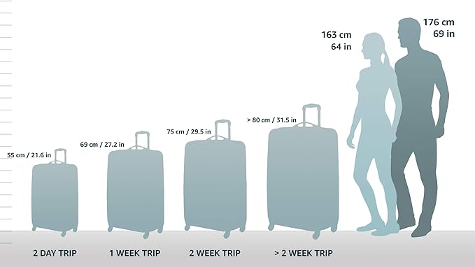Rockland London Hardside Spinner Wheel Luggage, Carry-On 20", Red