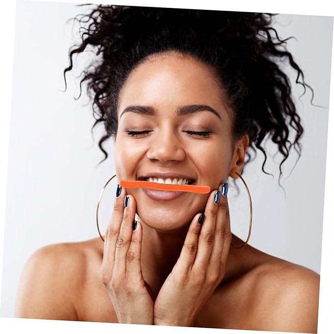 2pcs Smile Practice Tool Silicone for Oral Muscle Strengthening Lips Shaper and Mouth Exerciser and Compact Design for Speech and
