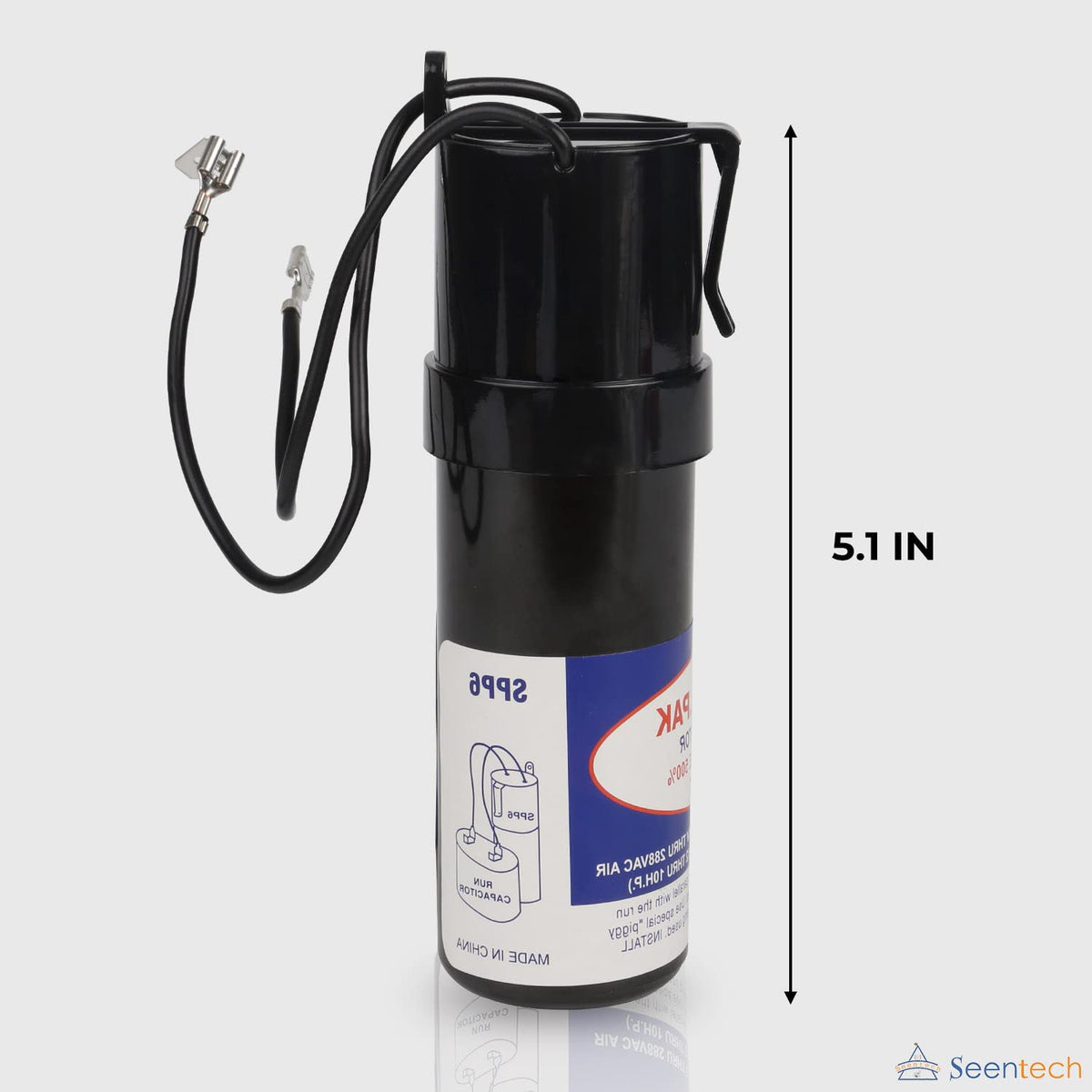 SPP6 Relay/Capacitor Hard Start Kit with 500% Increase Starting Torque for Air Conditioner - Compatible with HVAC Compressor – Replaces SPP6, TJ90HS6,AP4502872,35702, DST-6, ERPP6, HS6, HS650