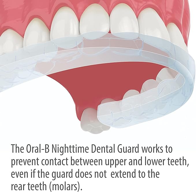 Oral-B Mouth Guard for Grinding Teeth at Night - Nighttime Dental Guard for Sleeping – Moldable Night Guard with Scope Mint Flavor – Less Than 3-Minutes for Custom Teeth Protection - 2 Pack