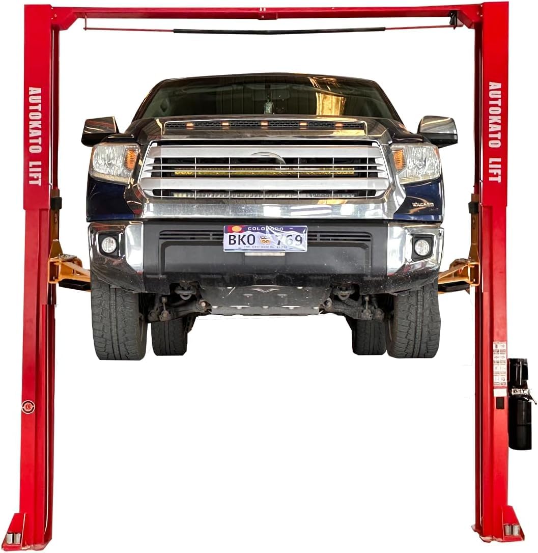 KATOOL 12000 lbs Extra Height 167inch 2 Post Lift Two Post Car Lift AK-M120 Auto Lift Car Lift Hoist 2 Post Car Lift (Extra Heig