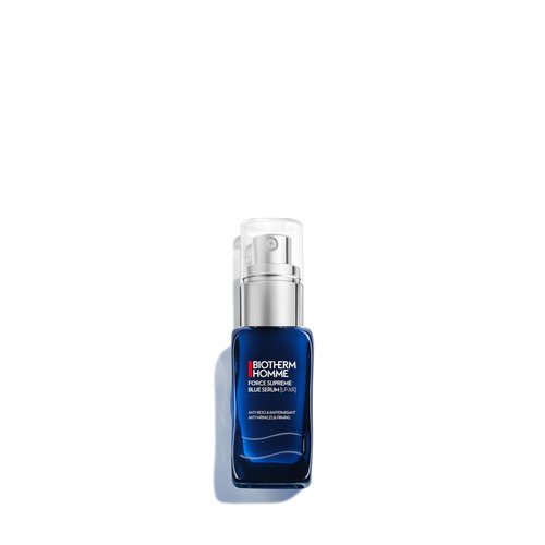 Biotherm Force Supreme Blue Serum [LP-XR] for Men, With 35 Nutrients for Skin Regeneration, Pro-Xylane for Firmness, Ultra-Resurfacing Pro-Retinol and Peptides Fractions for Definition, 1 Fl. Oz.