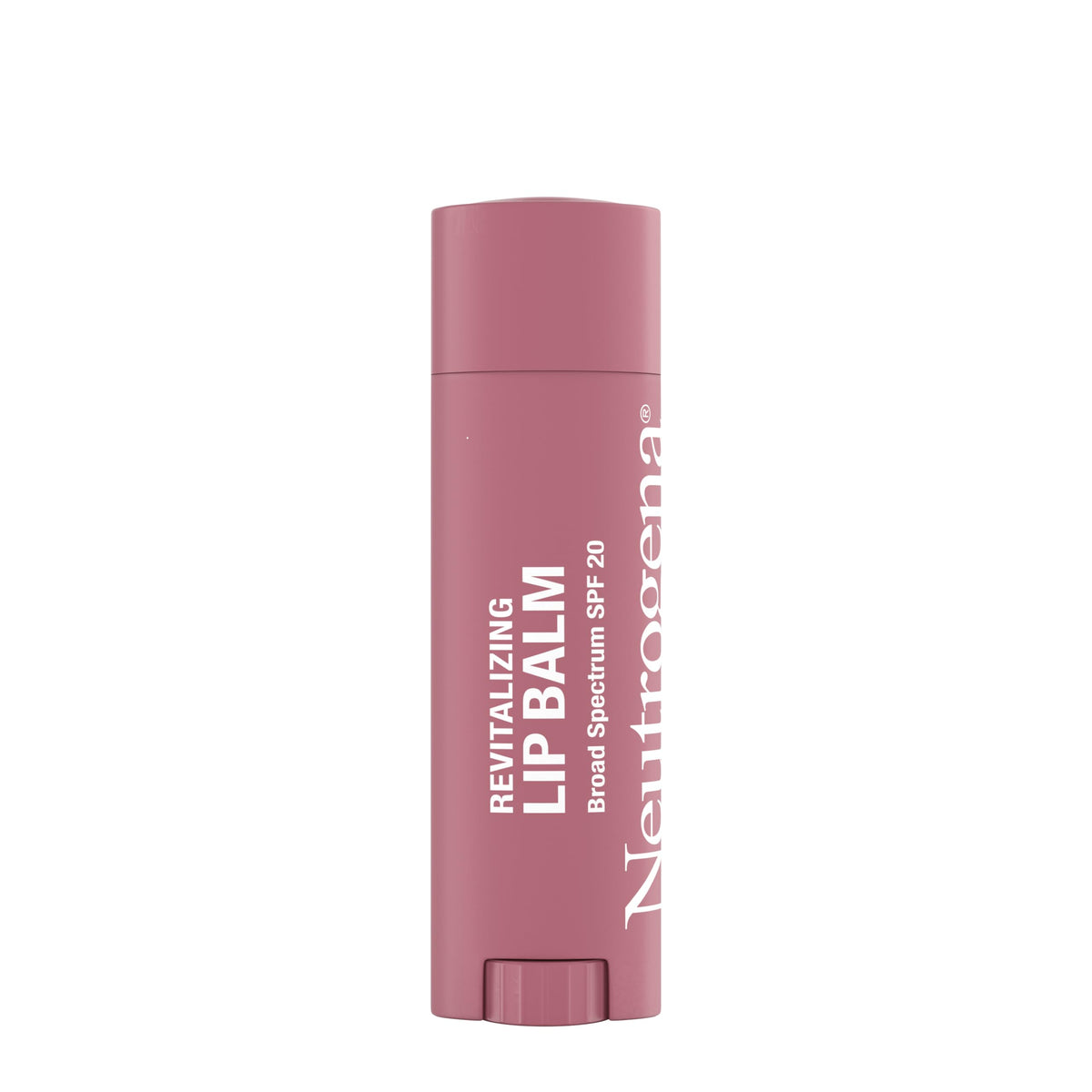 Neutrogena Revitalizing Tinted Lip Balm Broad Spectrum SPF 20 Sunscreen, Moisturizing Lip Balm with a Sheer Tint for Softer, Smoother, Healthier-Looking Lips, Sheer Petal Glow 40, .15 oz