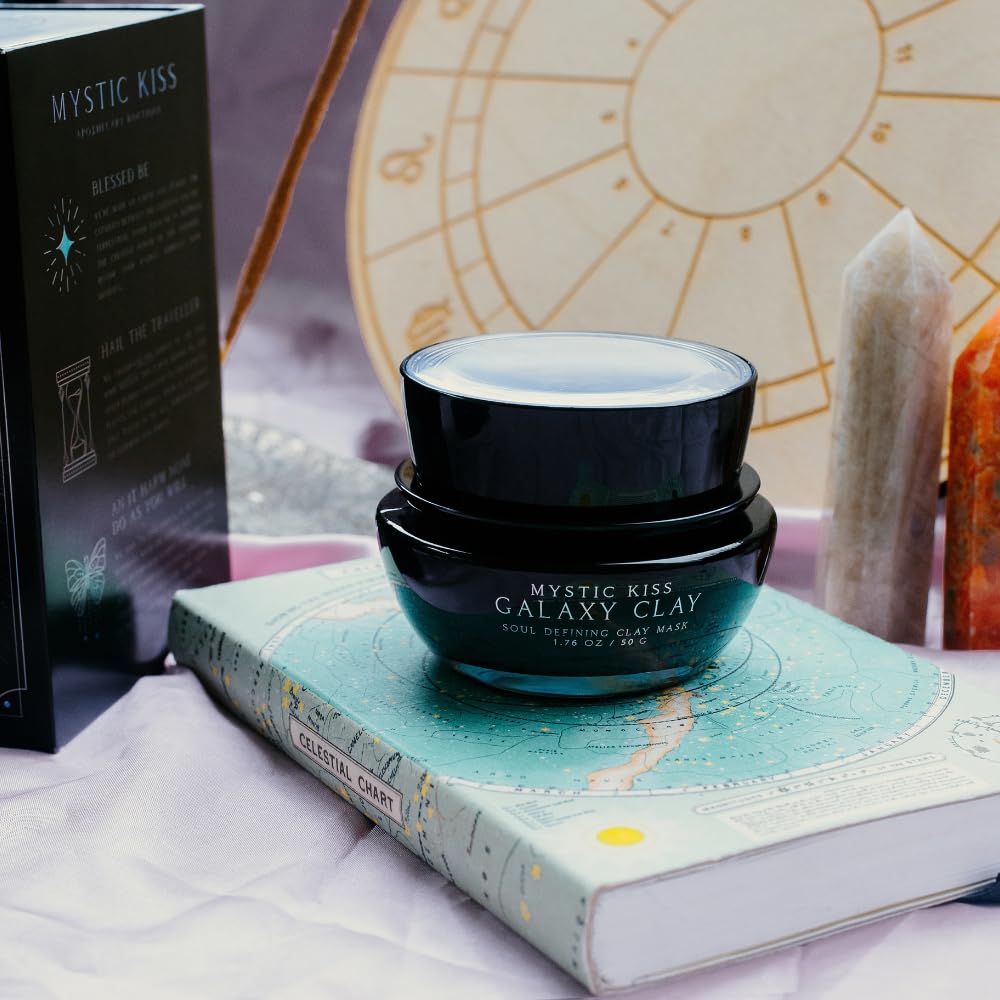 Mystic Kiss Galaxy Clay Mask For Face I Pore Minimizer I Blackhead Mask and Clogged Pore Remover I Clay Face Mask