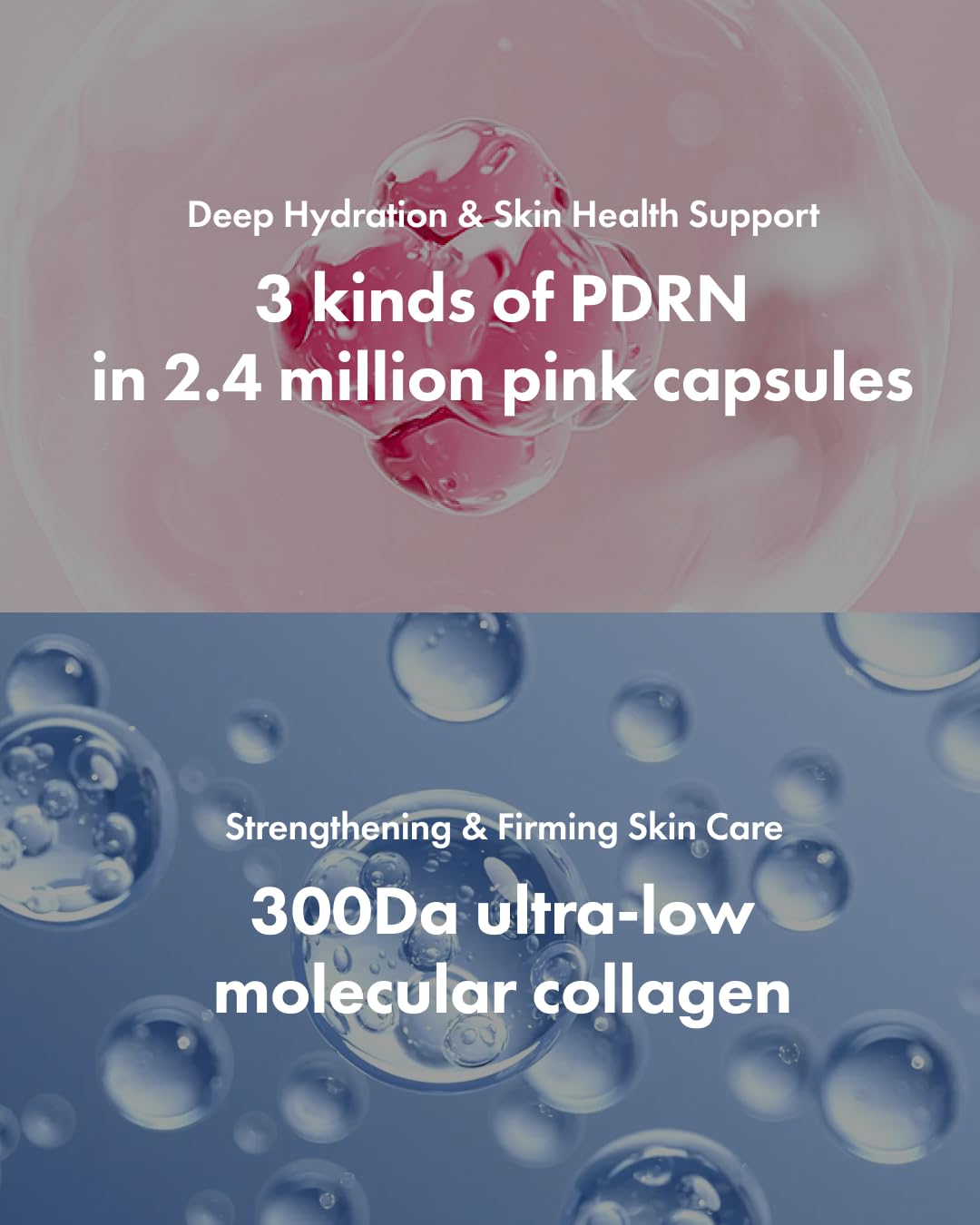 It'S SKIN Secret Solution PDRN Capsule Ampoule 2.02 fl oz, Hydrating & Firming Serum with Triple PDRN & Low Molecular Collagen, Moisturizing and Strengthening for Skin, Korean Skincare