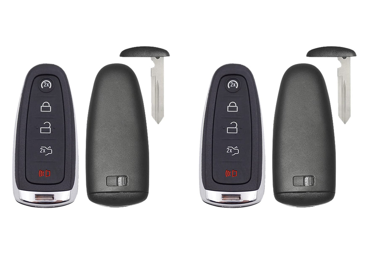 Smart Key Fob Case Shell Fit for Ford Edge Escape Explorer Focus Flex Taurus Fusion Lincoln MKS MKT MKX Keyless Entry Remote Con