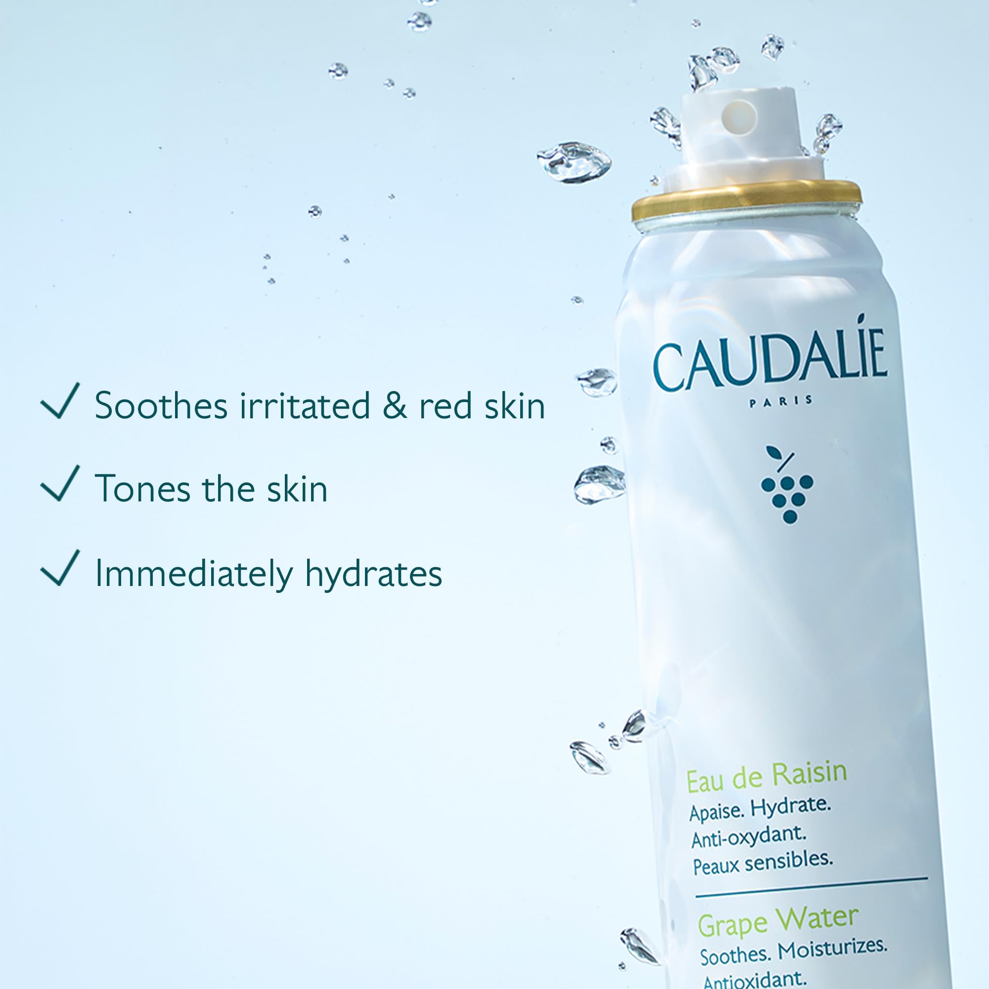 Caudalie Grape Water Moisturizing Face Mist - 75 mL
