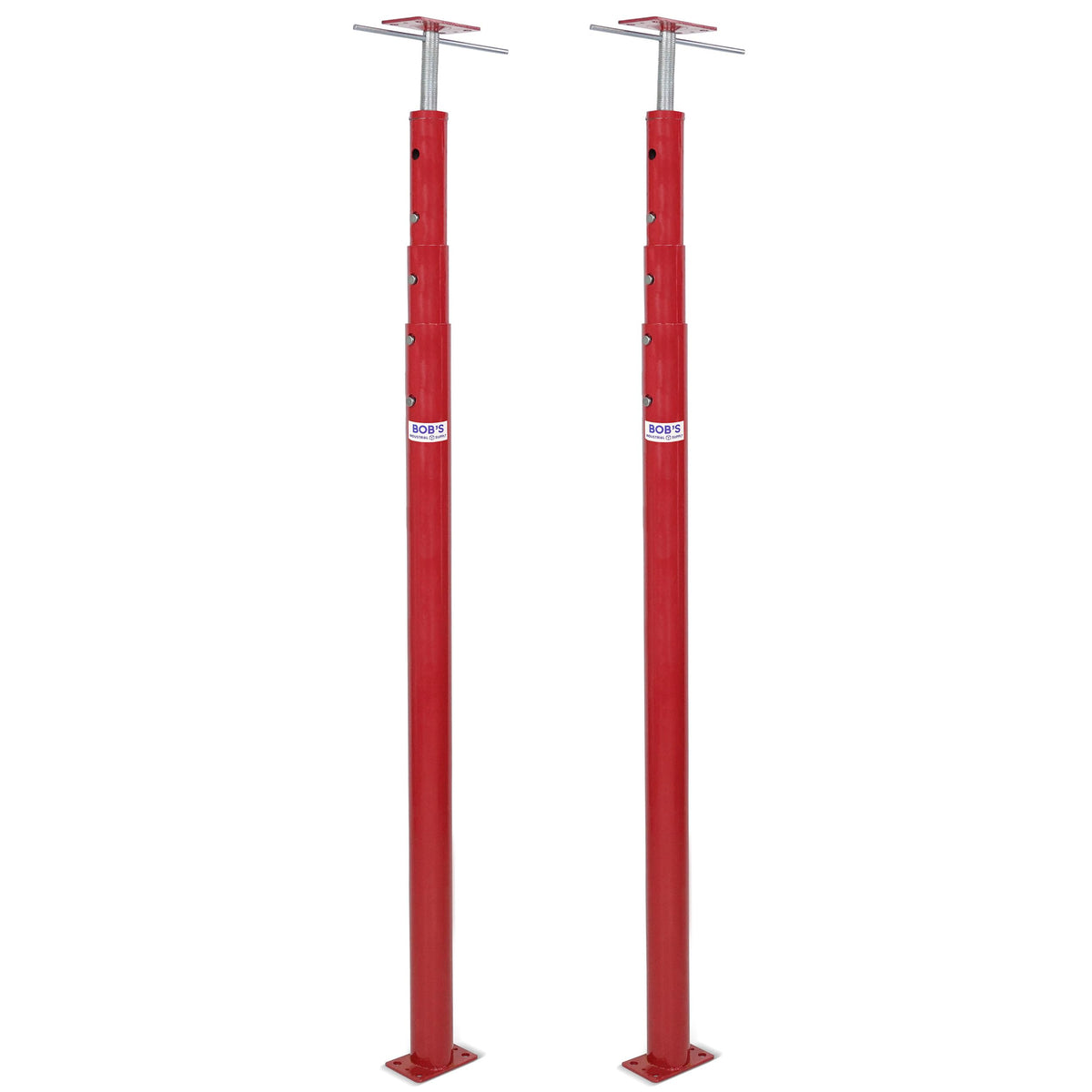 BISupply House Jacks for Leveling Crawlspace 4 Pack - 54-150 inch Adjustable Support Beam Basement Jack Post - Floor Lifting Joi