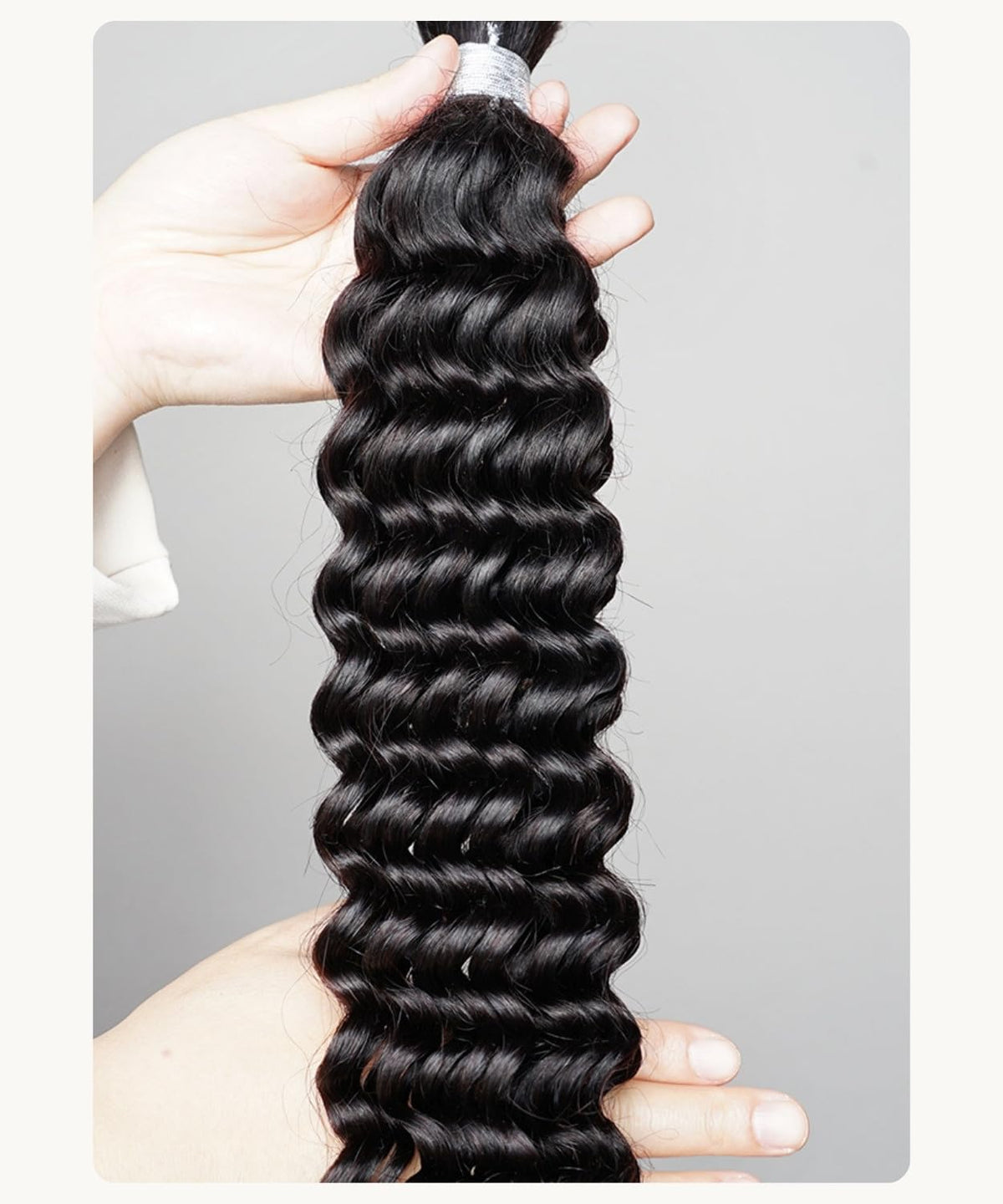 Boho Hair for Braiding,12A Human Braiding Hair for Boho Braids 18 Inch 100g