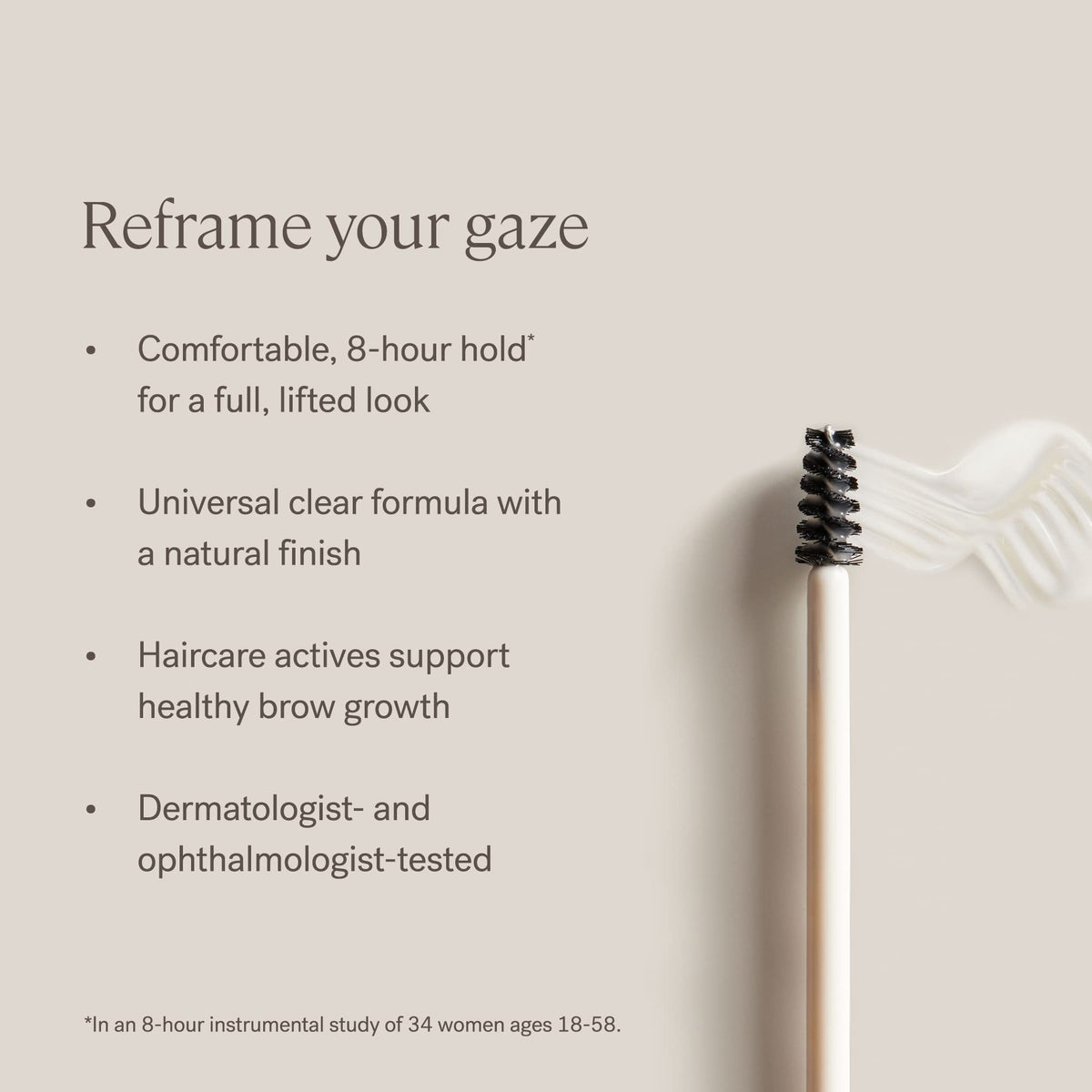 ILIA - In Frame Brow Gel | Lightweight, Long-Lasting, Flake-Resistant Hold | Full, Lifted Look | Non-Toxic, Vegan, Cruelty-Free, Clean Makeup (Universal Clear)