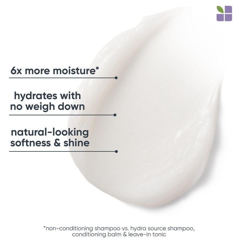 Biolage Hydra Source Conditioning Balm - Conditions, Detangles & Adds Softness, For Dry Hair, Infused with Micro-Filtered Aloe Vera, Vegan & Paraben-Free, Packaging may vary