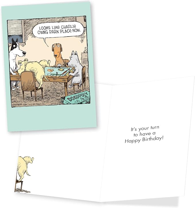 NobleWorks Assortment Pack of 3 Hysterical Birthday Greeting Cards with Envelopes (3 Designs, 1 Each) Animal Crack-Ups VC10233BDG-C1x3