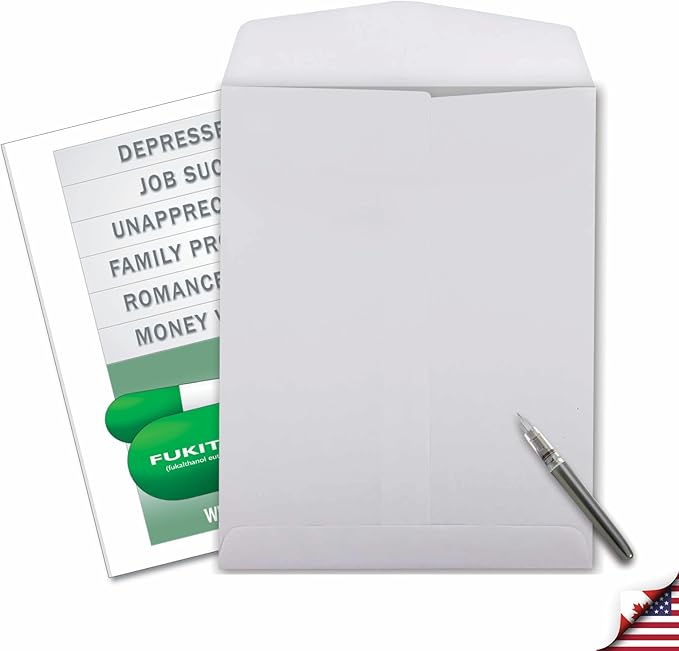 NobleWorks - Big Adult Birthday Card with Envelope (8.5 x 11 Inch) - Funny Appreciation Card for Birthdays - Fukitol J0500