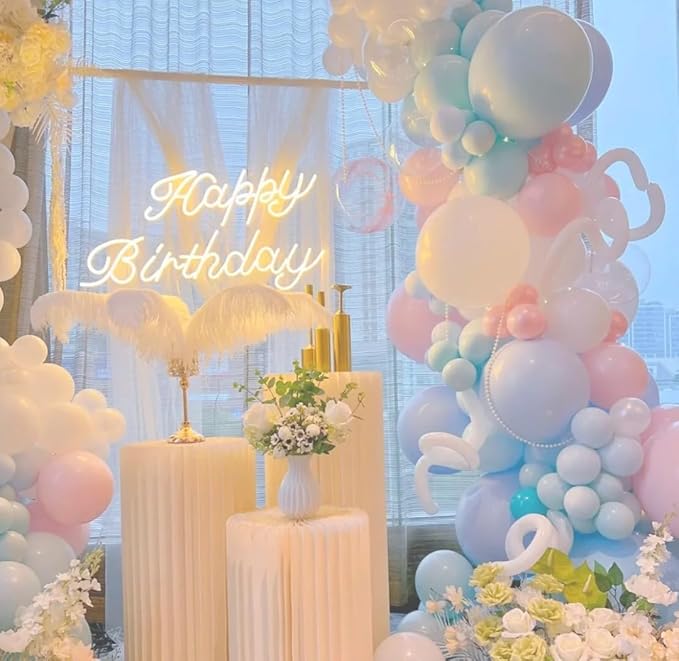 AZOWA 24 Inch Pink Balloon 10 Large Latex Balloons for Party Wedding Birthday Baby Shower Decoration (Pink, 10 Pcs)