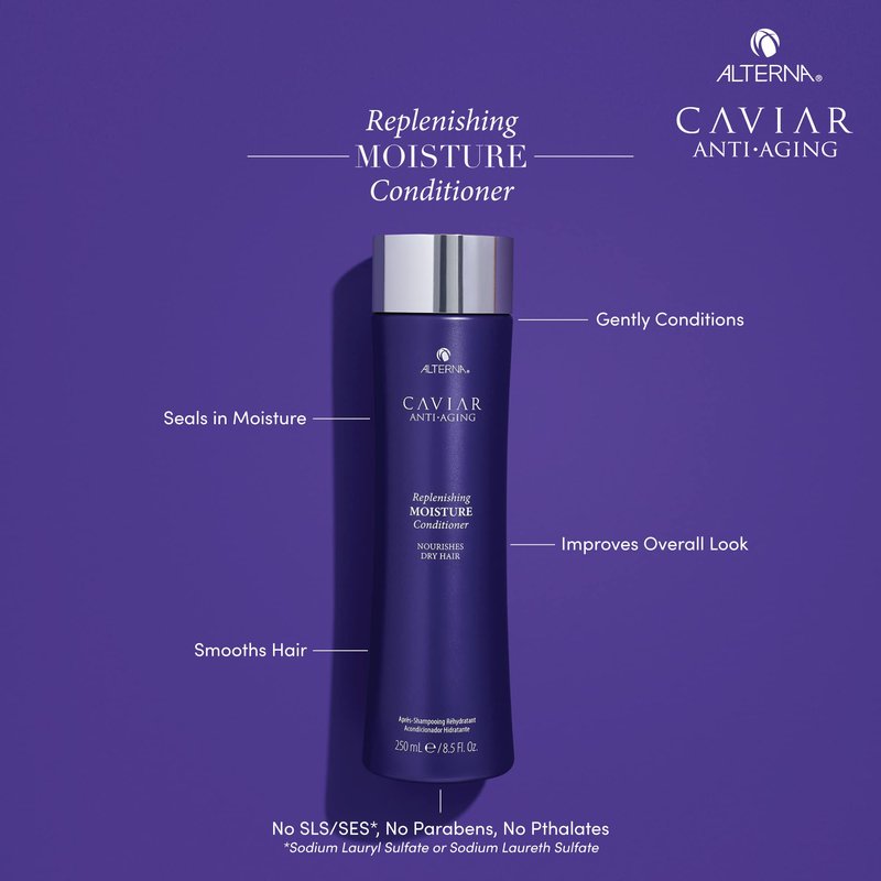 Alterna Caviar Anti-Aging Replenishing Moisture Conditioner, 8.5 Fl Oz (Pack of 1