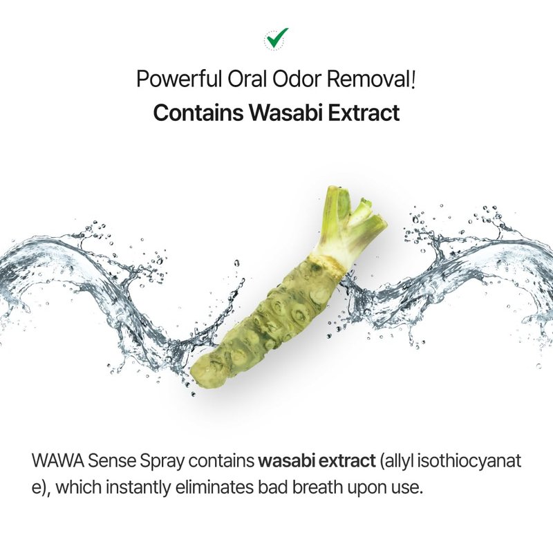 ROROBELL Wawa Sense Spray Oral Care Mouth Freshener Fights Bad breath ((1/3 Fl Oz (Pack of 5)))