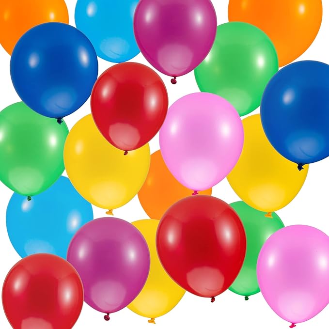 MAQIHAN 100pcs Balloons Assorted Colors - Globos Para Decoracion De Fiestas Balloons for Birthday Party Ballons Decoration Latex Balloons Colorful Baloons Blow up Balloon Bulk 12 Inch Arch Kit