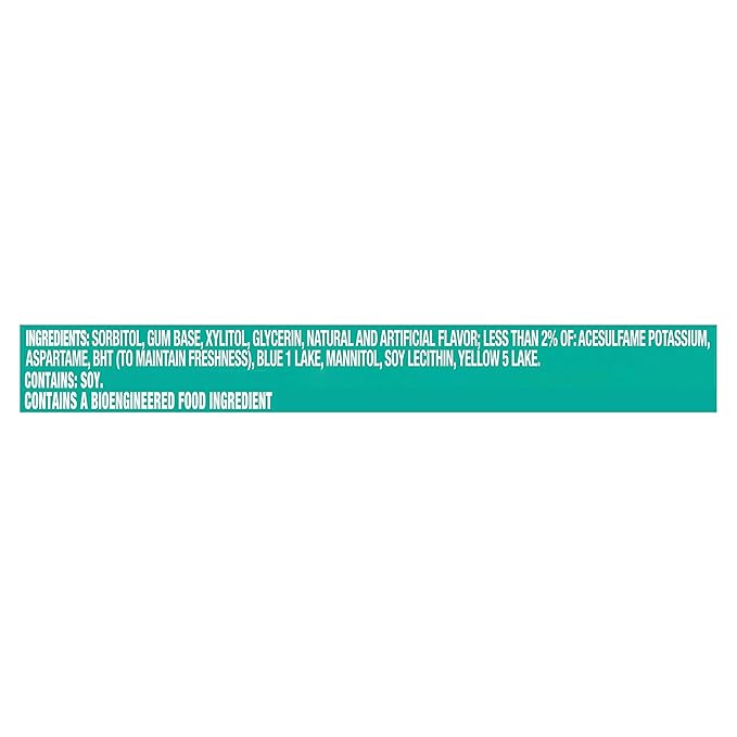 Trident Minty Sweet Twist Sugar-Free Chewing Gum, 12 Packs of 14 Pieces (168 Total Pieces)