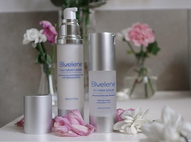 Bluelene Fit+Firm Serum, Methylene Blue, Vitamin C, Ceramides, Advanced Skin Density Renewal Serum, Anti-Aging, Restores Volume and Texture, Smooths Wrinkles, Hydrates.