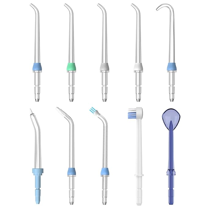 Replacement Heads for Waterpik, Replacement Picks for Water Pik Water Flosser (10 Tips)